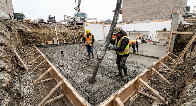 Basement Concrete Installation in South Sioux City, NE