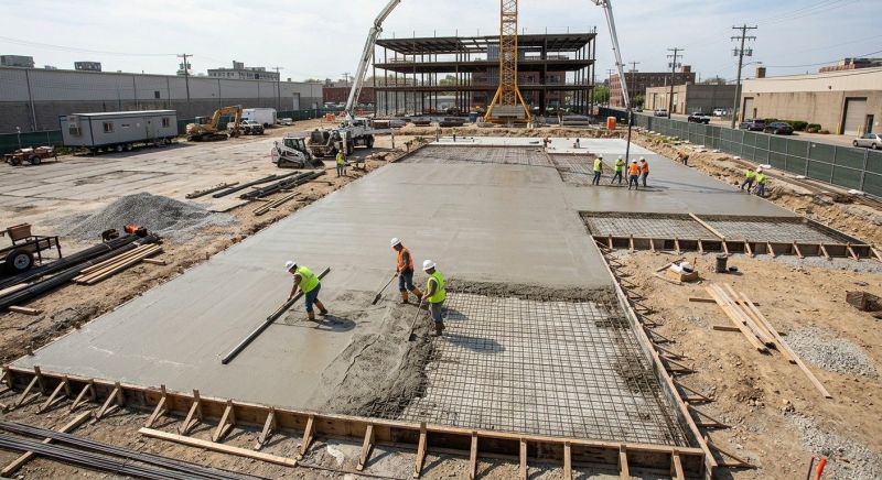 Commercial Slab Construction in Sioux City, IA