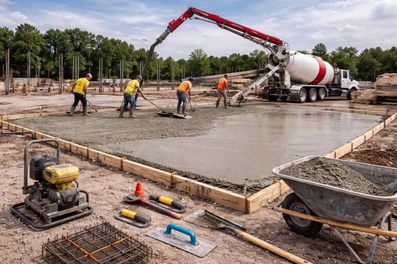 Commercial Slab Construction in Moville, IA