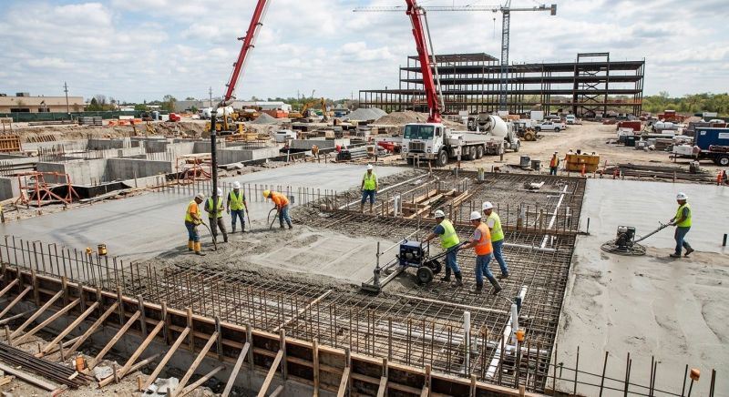 Commercial Slab Installation in Sioux City, IA