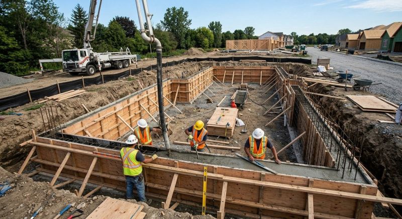 Concrete Foundation Installation in Lawton, IA
