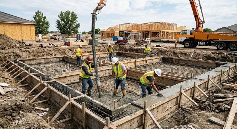 Concrete Foundation Installation in Moville, IA