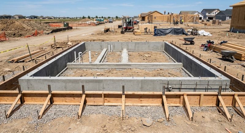 Concrete Foundation Installation in North Sioux City, SD