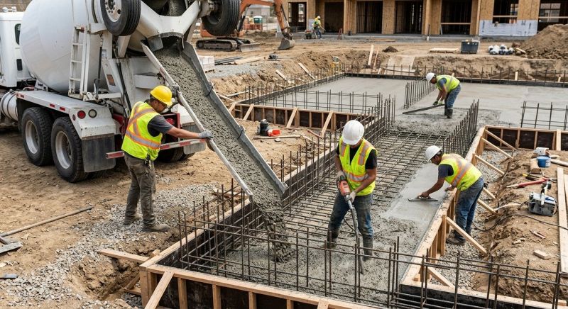 Foundation Pouring in Sioux City, IA