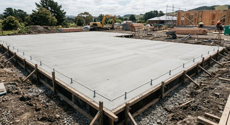 Foundation Slab Construction in Sioux City, IA