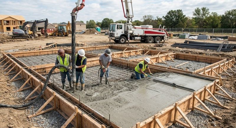 Foundation Wall Pouring in South Sioux City, NE