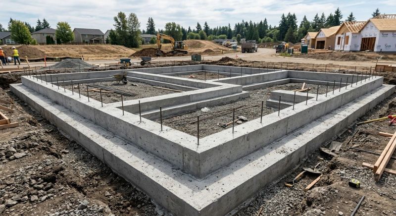 House Footing Construction in Sioux City, IA